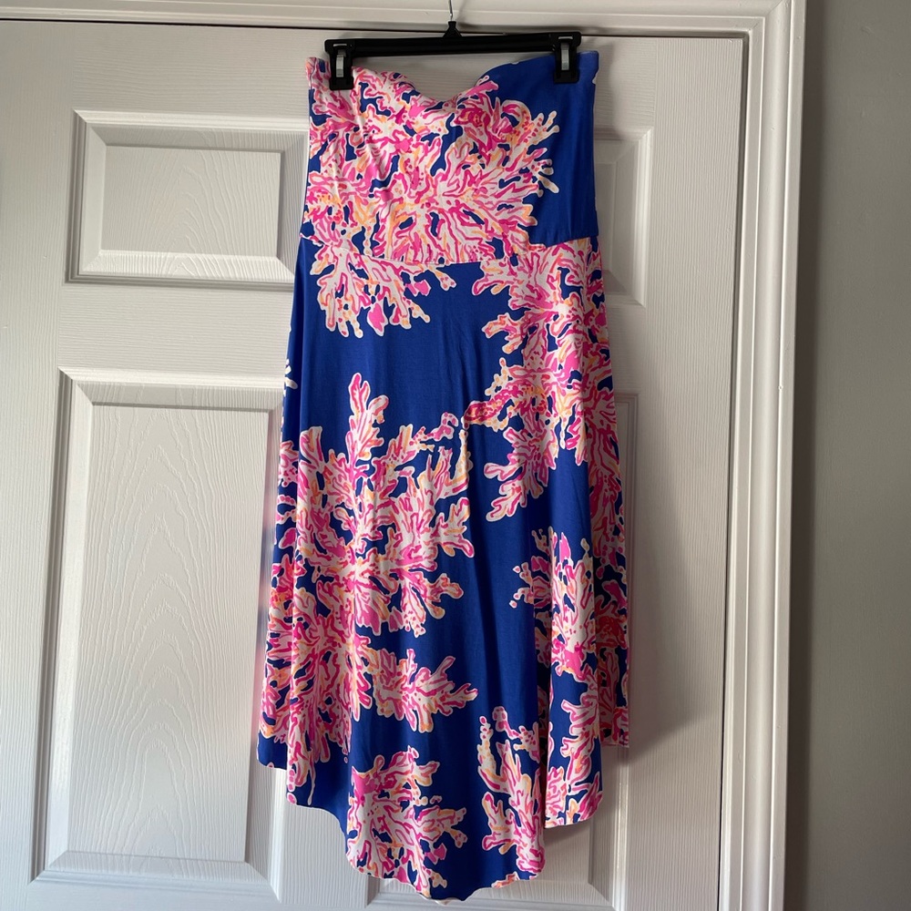 Lilly Pulitzer strapless dress